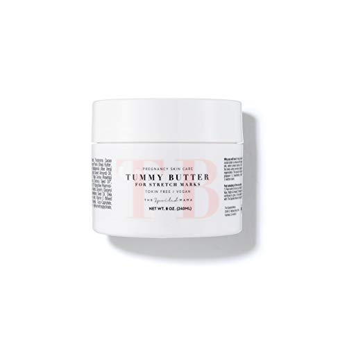 Tummy Butter Stretch Mark Prevention Cream | Safe for Pregnancy | Non-Toxic | Vegan | Made in USA | OBGYN Formulated | Hydrating Body Cream Butter Lotion