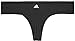 adidas Women's Superlite Thong Underwear (1-Pack), Black/Matte Silver, X-LARGE