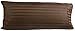 AMERICAN PILLOWCASE Egyptian Cotton Luxury Striped 540 Thread Count Body Pillow Cover, 21 x 60 Inch, Striped Chocolate