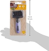 Rosewood Rosewood Options Mini Slicker Brush for Small Animals Black Purple view 4