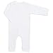 Laughing Giraffe Baby Long Sleep Romper Sleep and Play (0-3m, White)