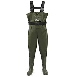 8 Fans Waders Waders De Pêche Avec Ceinture De Cuissarde, Imperméable, Isolée, Légère, En Nylon Et Pvc Plissé Pour Homme Et Femme