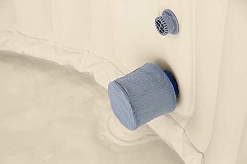 EASE.ZONE 7150017 Spa aufblasbar beheizt, 800 Liters, Schwarz, 180 x 180 x 65 cm – Bild 6