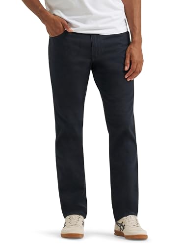 Wrangler Men's Relaxed Fit Taper Jeans, Dark Navy, 36 x 30