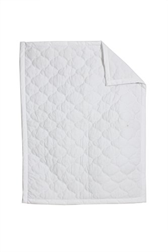 Bacati Mix and Match Crib/Toddler Quilt, White