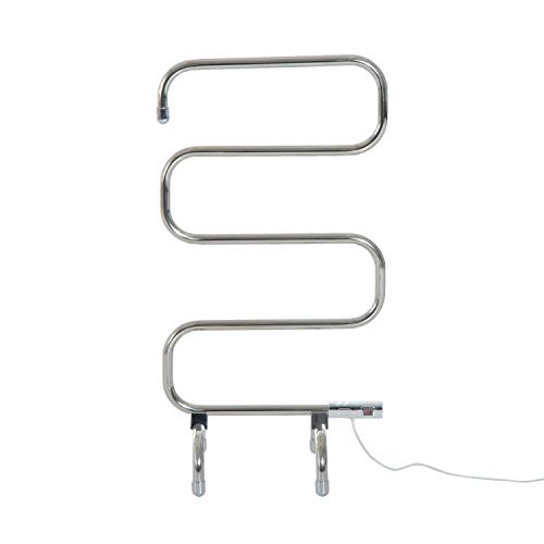 Electric Heated Towel Warmer Freestanding 5 Bars Stainless Steel Dryer Rail Rack