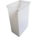 Winholt 148BIN-WH Ingredient Bin, 9 1/4" Width x 14 5/8" Length x 23 1/4" Height, White
