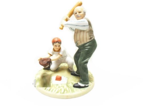 Goebel Portrait of America ** Norman Rockwell - Gramps At The Plate (sm) ** 780010