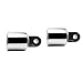 Amadget 2 PCS Bimini Top Caps Tube, Eye End Top Fitting Marine 316 Stainless Steel Bimini Canopy Hardware, Inside Dia 7/8