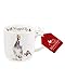 Wrendale Designs by Hannah Dale All Wrapped Up Mug, Bone China, Multi-Colour, 8.5 x 12 x 8 cm