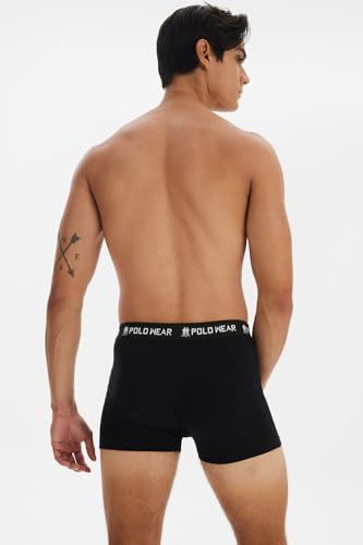 Kit 6 Cuecas Masculinas Boxer Algodão Sem Costura Lateral Polo Wear