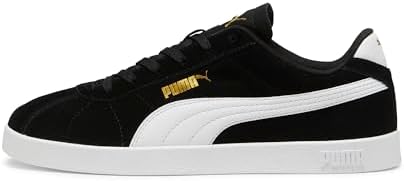 Club II, Sneaker Unisex - Adulto, Puma Black Puma White Puma Gold, 44.5 EU