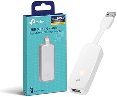 Adaptador tp-link ue300 -usb 3.0 a gigabit ethernet 10/100/1000, pc ou laptop, branco