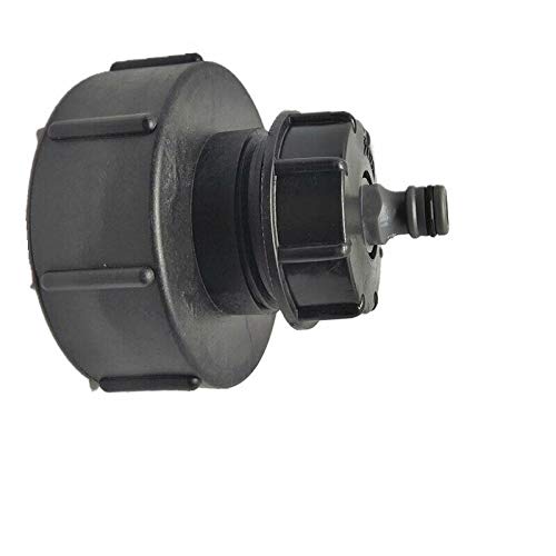 Vogueing Tool IBC Adapter，Water Tank Fitting IBC Tap Hoze Cap Water 4" to 1/2" Hose Fit Stillage Tank Outlet Hose 1000 Litre
