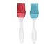 Silicone Basting & Pastry Brush,Silicone Basting | BBQ | Pastry | Oil Brush (Blue and Red) | Turkey Baster | Barbecue Utensil use for Grilling & Marinating - Desserts Baking Set of 2
