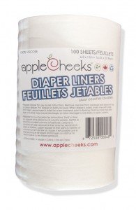 AppleCheeks Disposable, Flushable Diaper Liners