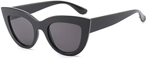 Retro Cat Eye Sunglasses for Women Plastic Frame Mirrored Lens Vintage Sun Glasses