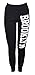 Amoin Women's High Waisted Brooklyn Cuffed Joggers [6103],Black,Small