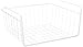 Metaltex USA Inc. Under Shelf Basket, White, 20-Inch