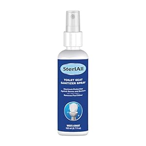 West Coast SteriAll Toilet Seat Sanitizer Spray Protection Against Germs And Bacteria – 100 ml, (FA-LAMA-M565)
