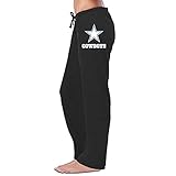 Duola Women's Training Pants Dallas Cowboy Football Team Black Size XL