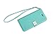 iPhone 5c Case,By Ailun,Wallet Case,PU Leather Case,Credit Card Holder,Flip Cover Case[Mint Green]