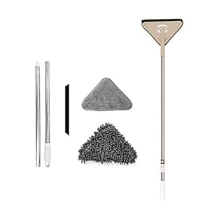 YEES Multifunctionele driehoekige mopp microvezel chenille-diepterreinigende mop 360 draaibare huishoudelijke…