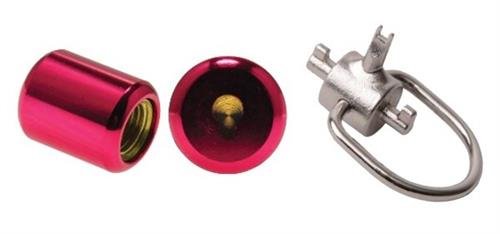 JB / Novent R410A StartPack - (2) PINK R410A Locking Caps with (1) Universal Key