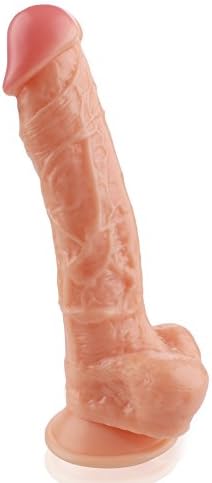 Owuo 9.5 Inch Realistic D i l d o With Strong Suction Cup (Flesh129)