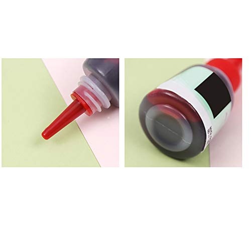 Baost 25ml Permanent Instantly Dry Graffiti Paint Black Blue Red Marker Pen Refill Ink Bottled Fountain Pen Ink Gift for Student Kids Artist Black