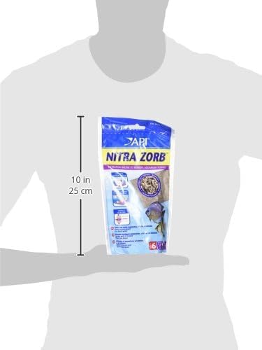 API NITRA-ZORB SIZE 6 AQUARIUM CANISTER FILTER FILTRATION POUCH 1-COUNT BAG, MODEL:110A