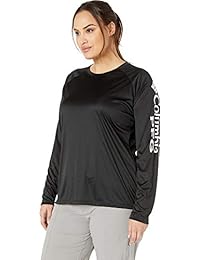 Columbia PFG Tidal Tee II - Camiseta de manga larga para mujer, talla grande