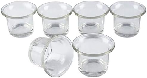 SKYFURNISH Tealight Votive Glass Candle Holders, Party - Set of 6
