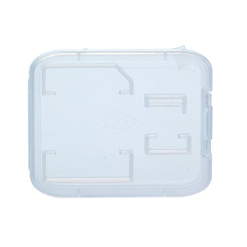 BLUECELL Pack of 15 Clear Plastic Memory Card Case Holder for SanDisk/Kingston/Transcend/Samsung SD Micro SD T-Flash Card - Thumbnail 2