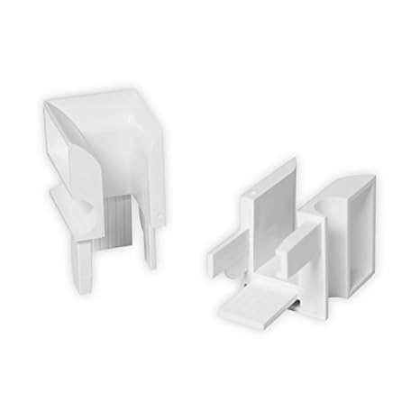 DIWARO® Einlauftrichter für Mini-Führungsschiene aus Kunststoff | weiß | 905-2