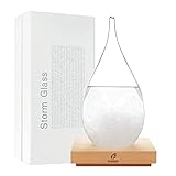 Storm Weather Glass Cute Table Top
