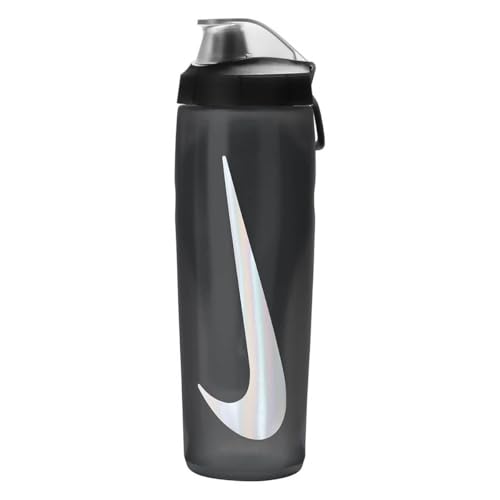 Unisexe Refuel Locking Lid Bouteille d'eau Anthracite/Black/Silver Iridescent 709 ML