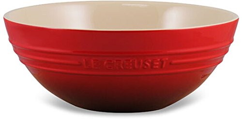 Click Here to See More Images Le Creuset Stoneware Multi Bowl, Large, Cerise (Cherry Red)