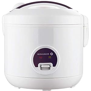 Reishunger Rice Cooker & Rice Steamer with Keep-Warm Function (1.2 litres - 6.5 cups) - For 1-6 People - Fast Cooking…