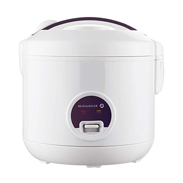 Reishunger Rice Cooker & Rice Steamer with Keep-Warm Function (1.2 litres - 6.5 cups) - For 1-6 People - Fast Cooking…