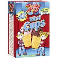 Joy Mini Cups; Mini Ice Cream Cones for Kids, 42 Count (4 Boxes (168 cones))