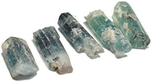 Blue Tourmaline natural rough &amp; transparent gemstone crystals 16.45 carat