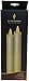 1 in. W x 8 in H Classic Wax Dip Taper 2 pc. Ivory No Scent