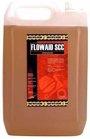 Flowaid Scc Concrete Super Plasticiser: 5 Litre water reducing superplasticizer (5 Litre)