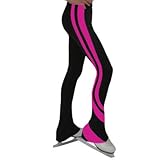 ChloeNoel P26 Ice Skating Stretch Polyester Spandex Swirls Pants