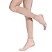 LTHA Calf Compression Sleeves -(20-30mmhg) Leg Compression, Nude, Size Large