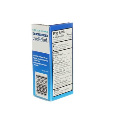 BAUSCH & LOMB ADVANCED EYE RELIEF DRY EYE LUBRICANT EYE DROPS 1OZ ( PACKS OF 3)