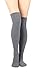 STYLEGAGA Winter Cozy Cable Knit Over The Knee High Boot Socks (One Size: XS to M, Cozy Cable_Basic 3Pair)