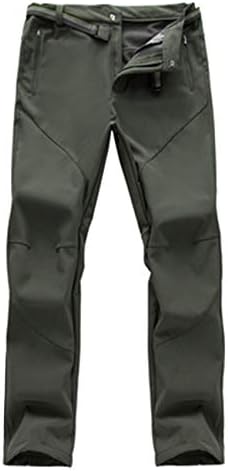 Uranus Women's Softshell Trousers Zip Pockets Autumn Winter Fleece Lined Waterproof Outdoor Camping Hiking Trouser Belt