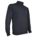 DSCP US Military Thermal Mock Turtleneck Long Sleeve Jersey Shirt, 2XL, Black